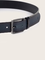 Curea din piele Scott - Albastru_1715387