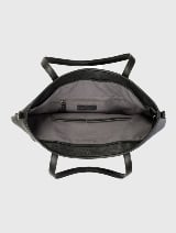 Geantă shopper Jamila cu fermoar - Negru_216460