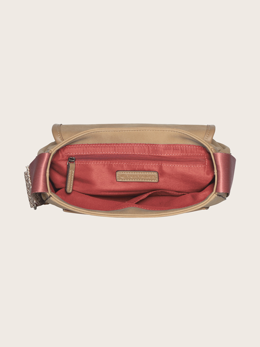 29468 - Geantă saddle mini Cara - Bej