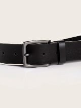 Curea din piele Scott - Negru_6077282