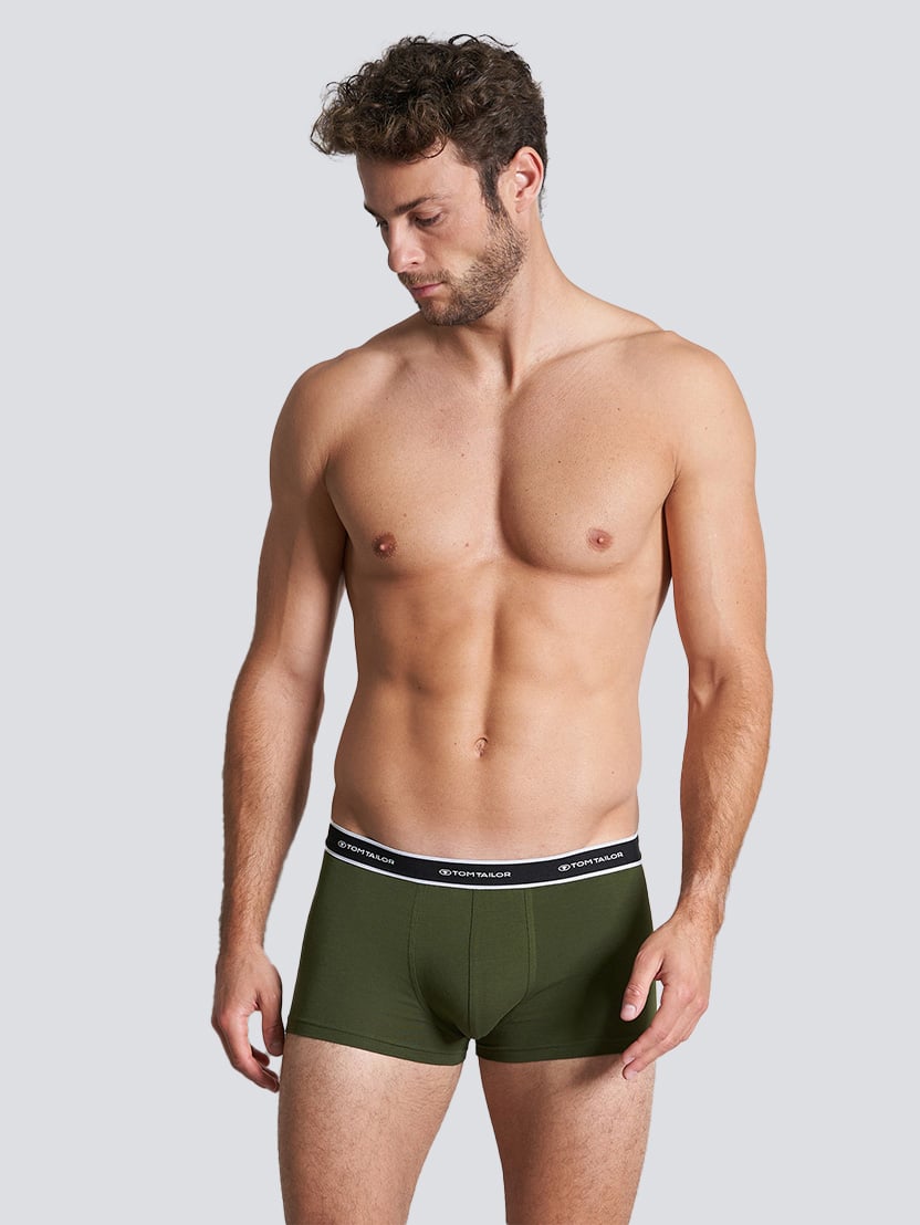 Set de două perechi de boxeri cu talie elastică - Model-Mai multe culori-705436061-330-16