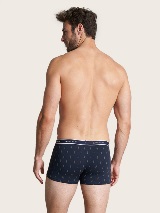 Dvostruko pakovanje bokserica s elastičnim pojasom - Plava_5498046