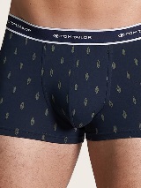 Dvostruko pakovanje bokserica s elastičnim pojasom - Plava_5498046