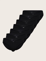 Slipi în set de şapte perechi - Negru_712134