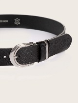 Curea din piele Sandra - Negru_7975656