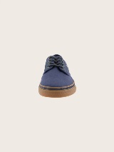 Športni čevlji s kontrastnimi detajli - Modra_9756445