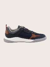 Športni čevlji s kontrastnimi detajli - Modra_5330960