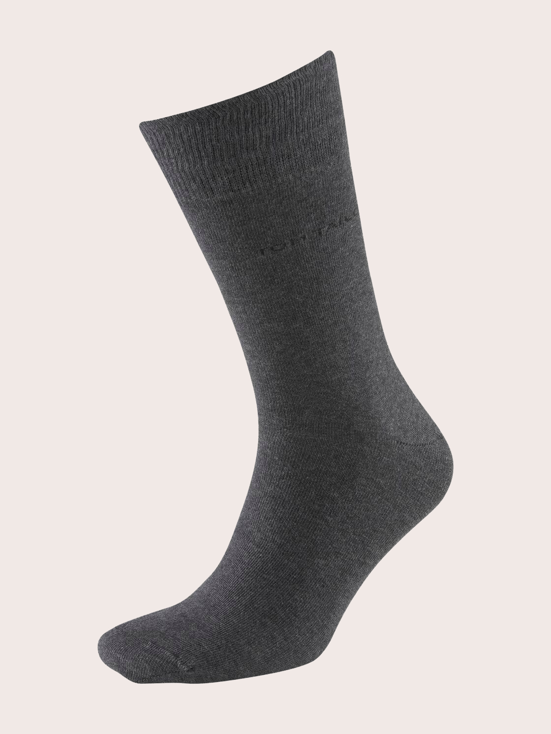 Trostruko pakovanje klasičnih čarapa sa slovnim žigom - Siva_940118