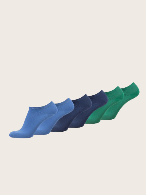 Pakovanje od šest pari plitkih čarapa - Plava_1863850