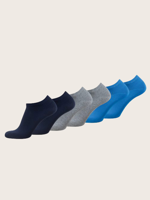 Paket od šest pari čarapa za tenisice - Plava_1024119