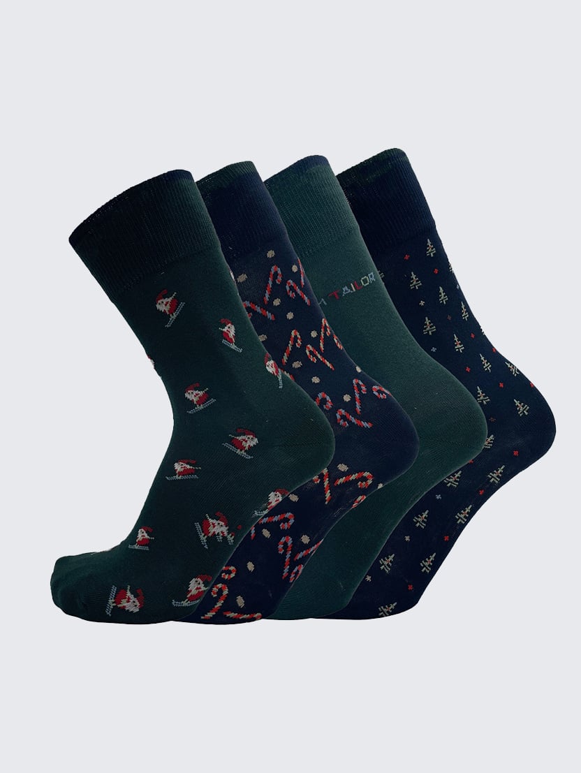 Pakovanje od četiri para čarapa u kutiji - Uzorak/višebojna_396678