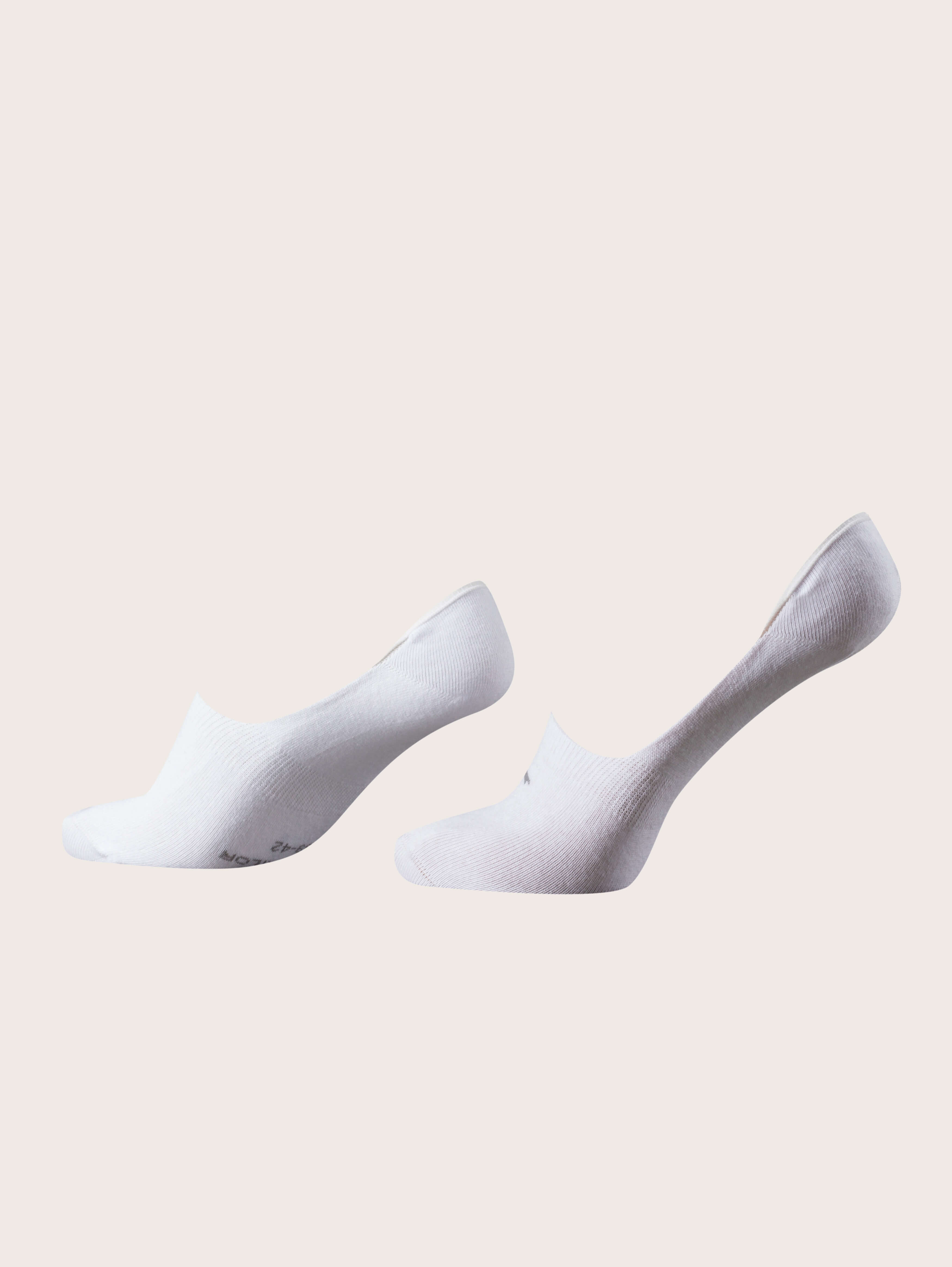 Dvostruko pakiranje niskih čarapa - Bijela