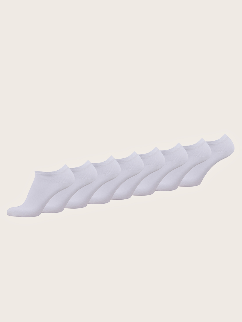 Unisex niske čarape u višestrukom pakiranju - Bijela_5561663