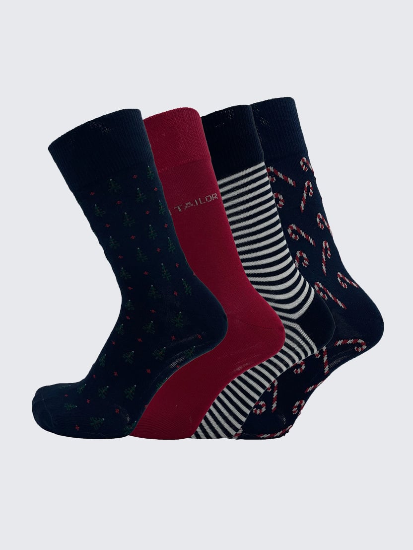 Pakovanje od četiri para čarapa u kutiji - Uzorak/višebojna_6842940