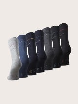 Pakiranje od sedam para čarapa u kutiji - Siva_5167555