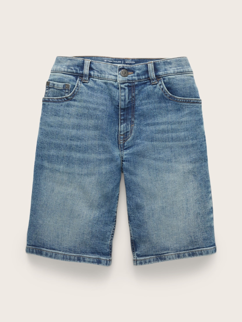 Bermuda denim kratke hlače Jim - Modra-1036317-10118