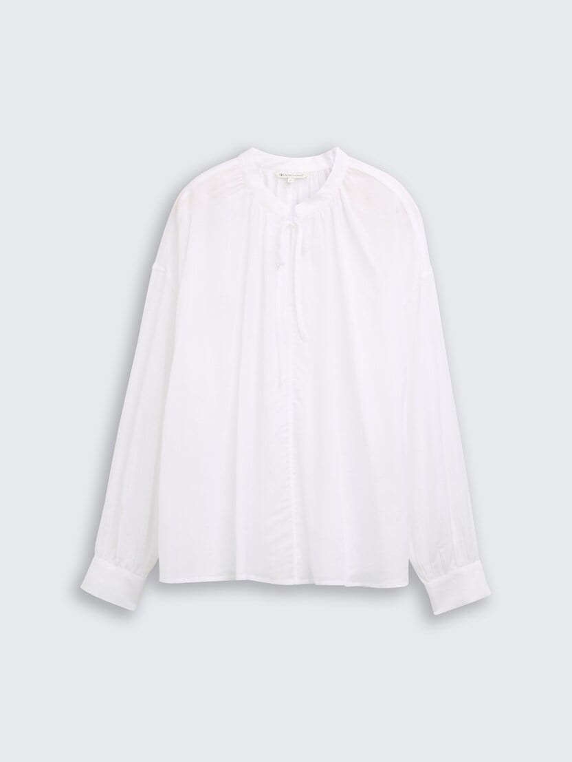 Bluza s pentljo - Bela_8011030