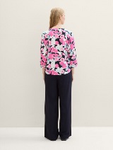 Bluza s potiskom po celotnem oblačilu - Vzorec/večbarvna_6510331