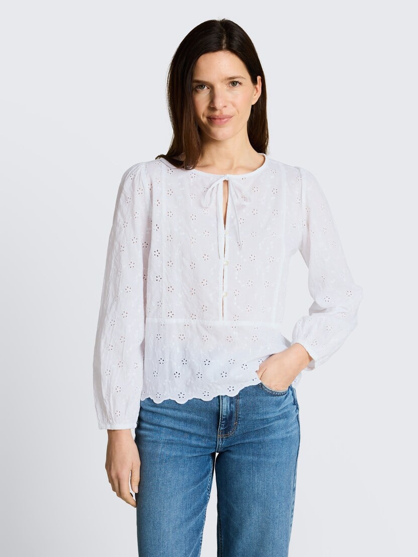 Bluza s vezom - Bijela_139589
