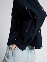 Bluză cu broderie - Model/Mai multe culori_3193828