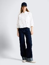 Bluză cu broderie - Model/Mai multe culori_7316827