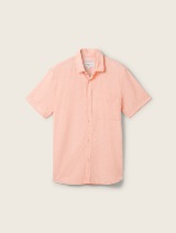Bombažna lanena srajca - Oranžna_100418