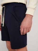 Kratke pamučne hlače s džepovima - Plava_432174