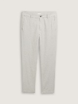 Čino pantalone od mešavine pamuka i lana - Bež_480300