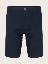 Bombažne lanene kratke hlače - Modra_3476050