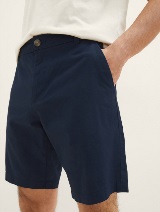 Bombažne lanene kratke hlače - Modra_3476050