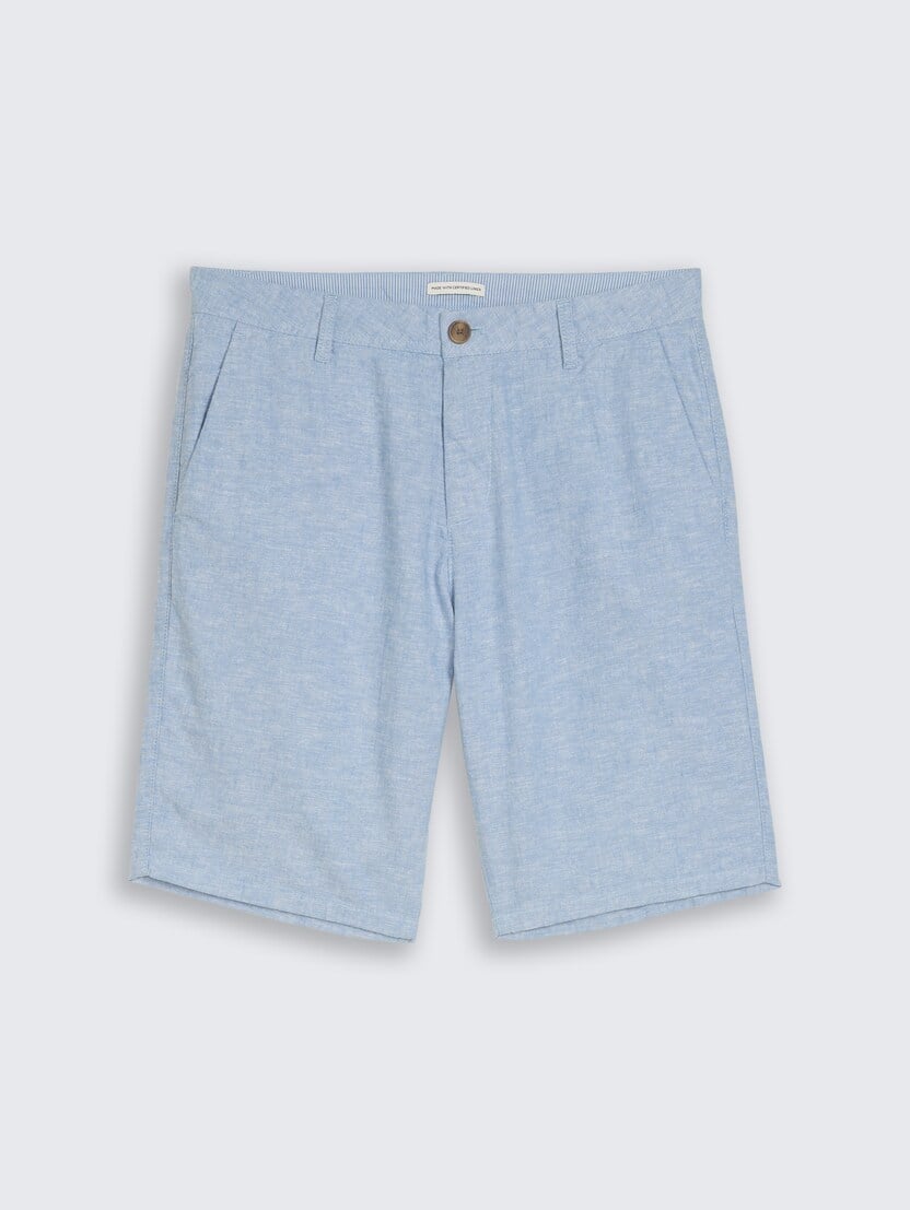 Kratke pantalone od pamučnog platna - Plava_9191652