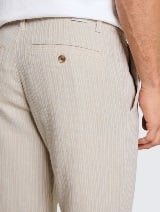 Pantaloni scurţi din bumbac şi in - Model/Mai multe culori_8589759