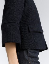 Bouclé suknjič - Modra_2581559