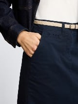 Chino suknja s vezicom - Plava_5489175