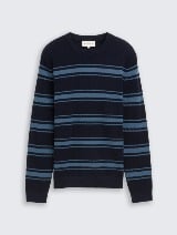 Pulover tricotat în dungi - Model/Mai multe culori_5354861