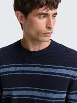 Pulover tricotat în dungi - Model/Mai multe culori_5354861