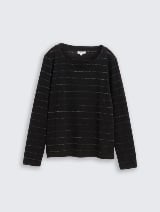 Prugasta majica - Crna_7852591