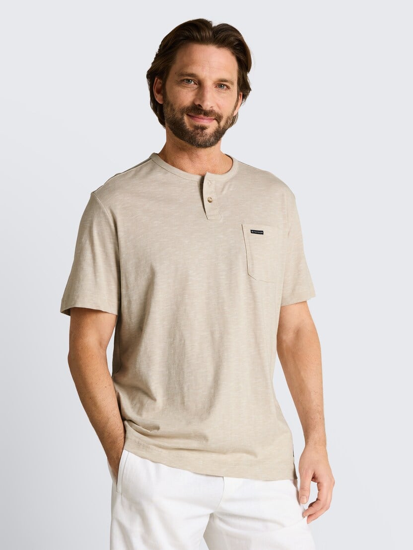 Prugasta majica Henley - Uzorak-višebojna-1051908-32067-14