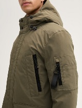 Parka lungă aspră - Verde_9443482