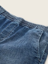Denim kratke hlače - Modra_2479817