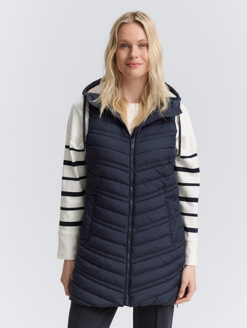 Dugi lagani prsluk - Plava