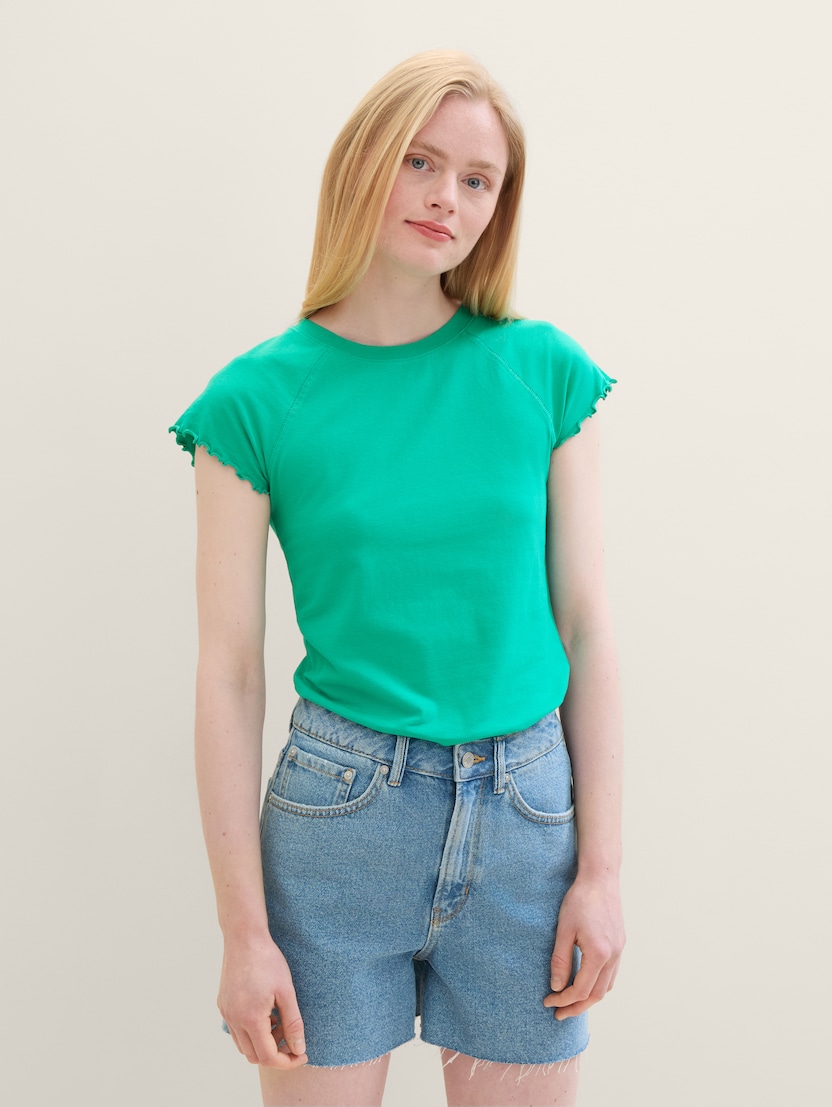 Enobarvna majica - Zelena