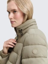 Puffer hibridna jakna sa kapuljačom - Zelena_9669504