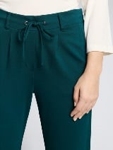 Pantaloni lungime până la gleznă - Verde_1013543