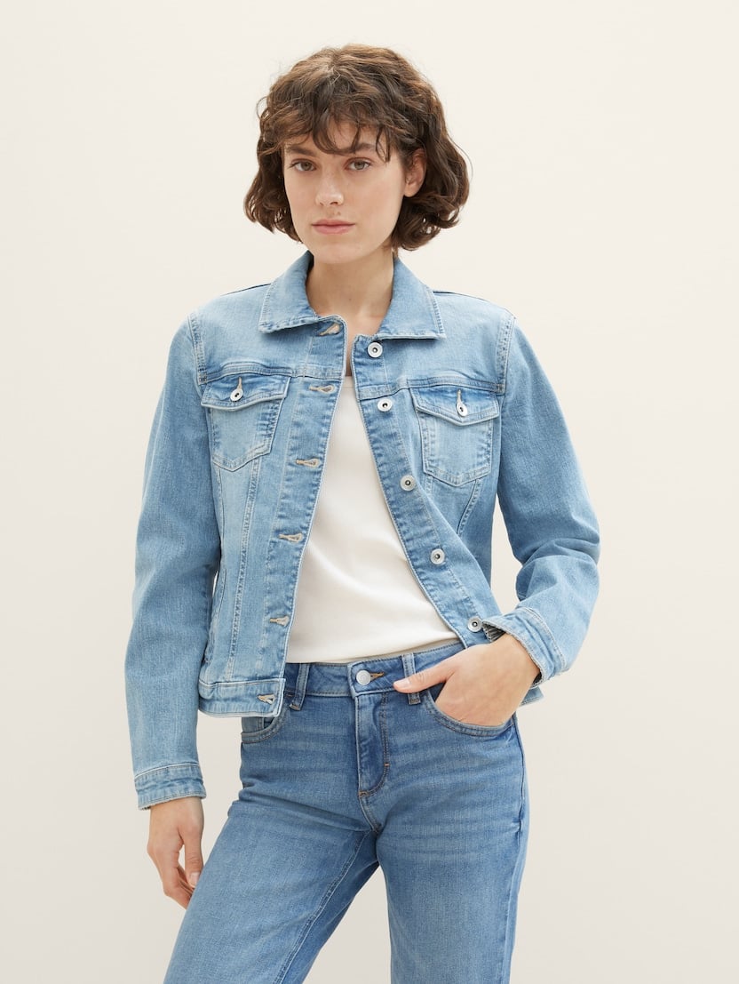 Jachetă din denim - Albastru_3022319