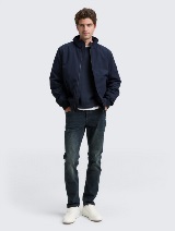 Jakna sa stojećom kragnom - Plava_2669309