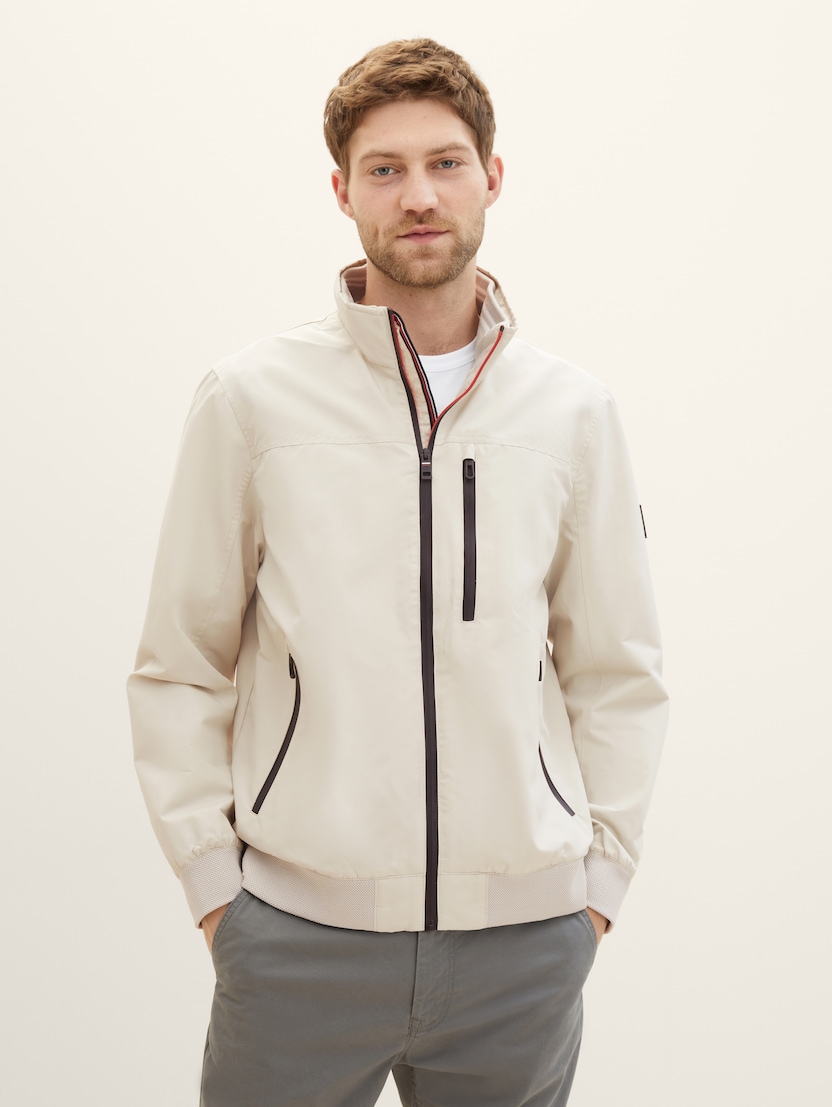  Ležerna jakna s kapuljačom - Bež-1038910-26199-14