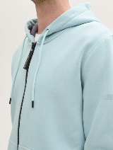 Majica dugih rukava s kapuljačom i printom - Plava_768849