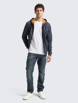 Jachetă sport cu detalii - Albastru_2411032