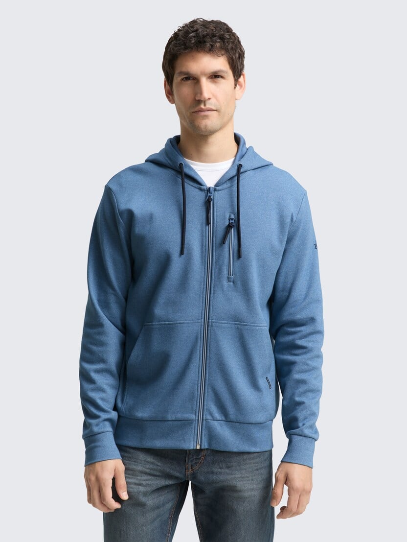 Jachetă sport cu detalii - Albastru_3469675